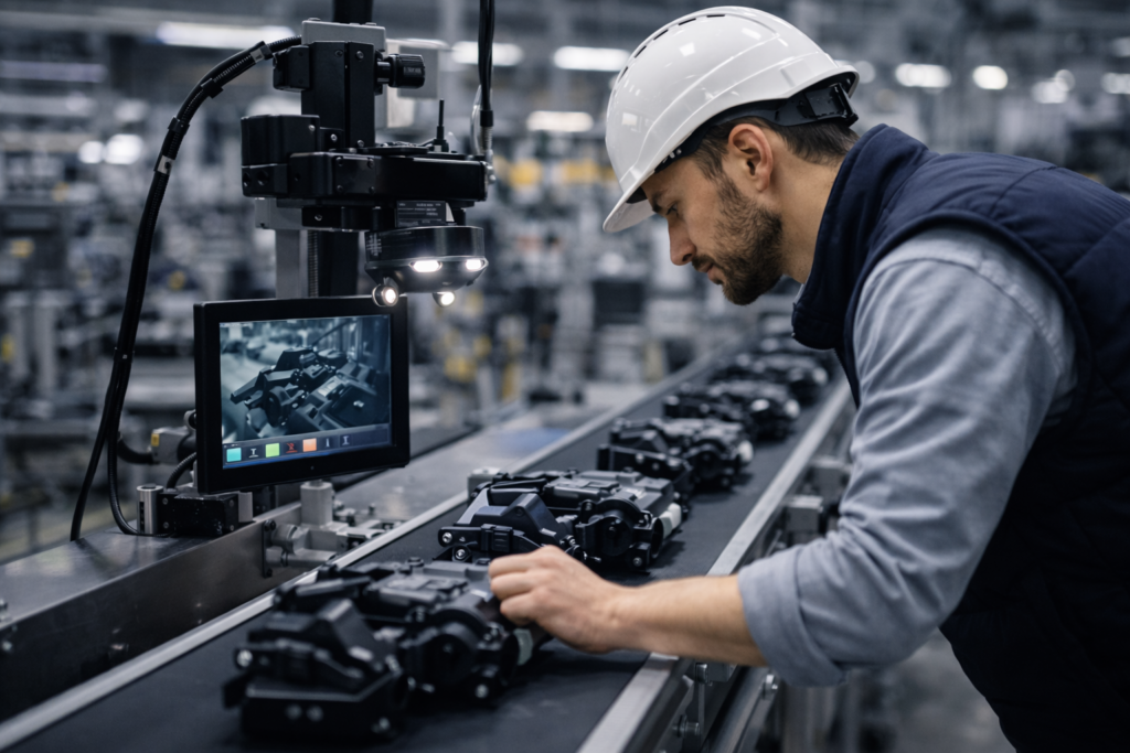 wideoinspekcja z hali produkcyjnej